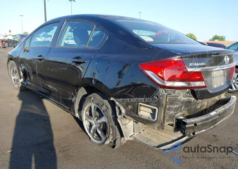 2015 Honda Civic Se из США, поврежденный, VIN 2HGFB2F74FH548836